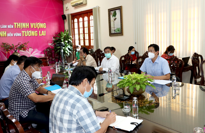 Ph&amp;oacute; Chủ tịch Ủy ban nh&amp;acirc;n d&amp;acirc;n tỉnh v&amp;agrave; c&amp;aacute;c sở, ng&amp;agrave;nh tỉnh trao đổi  về kế hoạch tổ chức lễ hội