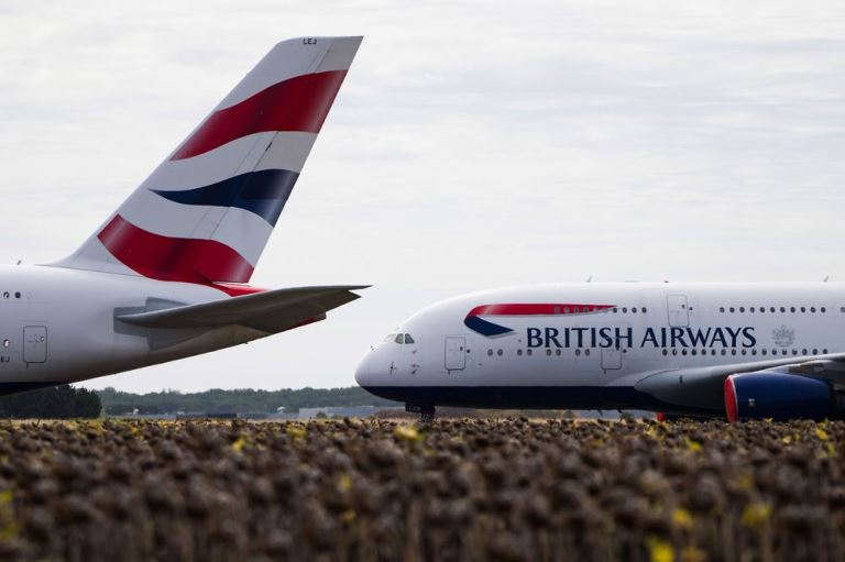 M&amp;aacute;y bay của h&amp;atilde;ng British Airways