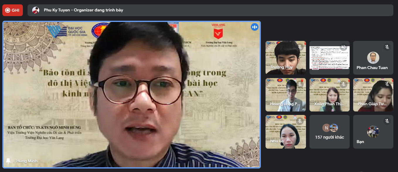 Tiến sĩ - KTS. L&amp;ecirc; Minh H&amp;ugrave;ng: Viện trưởng Viện nghi&amp;ecirc;n cứu Di sản &amp;amp; Ph&amp;aacute;t triển Trường Đại học Văn Lang