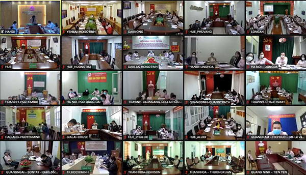 Đại biểu tại c&amp;aacute;c điểm cầu ph&amp;aacute;t biểu thảo luận