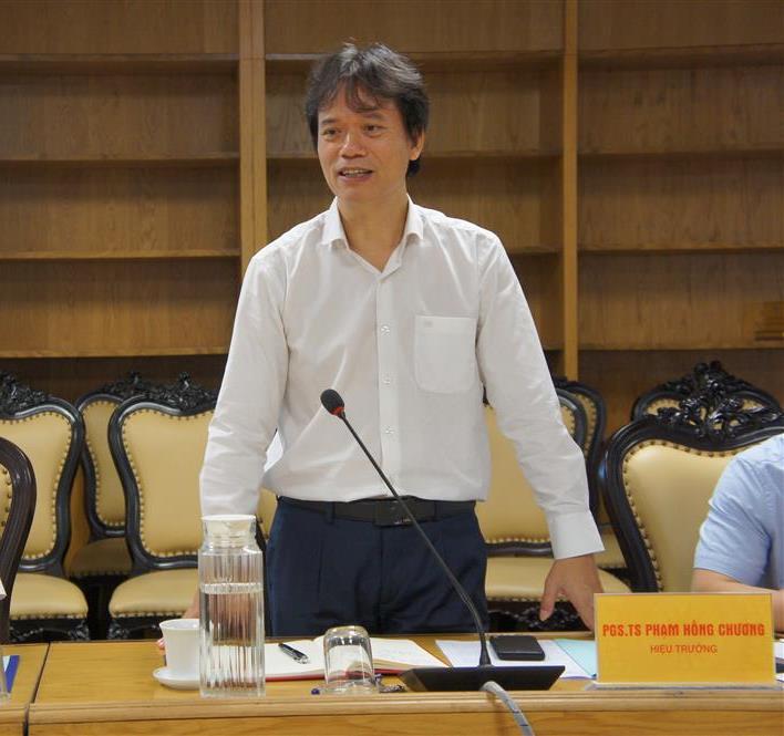 GS.TS Phạm Hồng Chương, Hiệu trưởng Đại học Kinh tế Quốc d&amp;acirc;n.