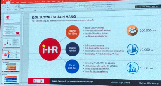 Hoạt động của i-HR tương tự như c&amp;aacute;c ứng dụng c&amp;ocirc;ng nghệ (Grab, Tiki&amp;hellip;), gi&amp;uacute;p c&amp;aacute;c đối tượng tham gia i-HR c&amp;oacute; thể trực tiếp kết nối với nhau, kh&amp;ocirc;ng qua trung gian. (Ảnh: Chụp m&amp;agrave;n h&amp;igrave;nh giao diện ứng dụng i-HR)