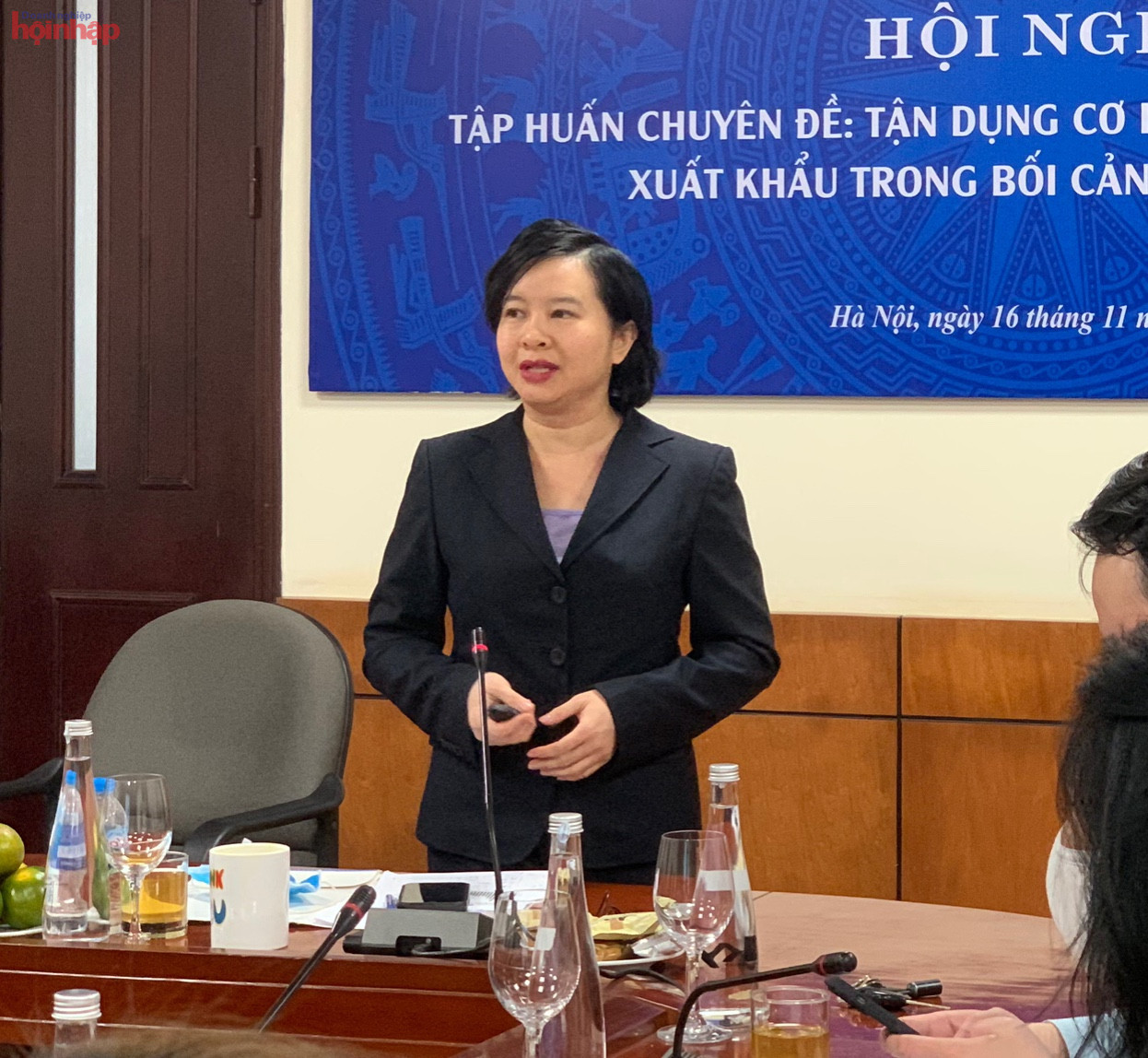 B&amp;agrave; Trịnh Thị Thu Hiền - Trưởng ph&amp;ograve;ng Xuất xứ h&amp;agrave;ng h&amp;oacute;a (Cục Xuất nhập khẩu)