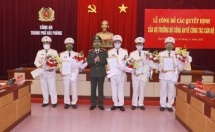 Công an Thành phố Hải Phòng điều động bổ nhiệm nhiều chức vụ quan trọng
