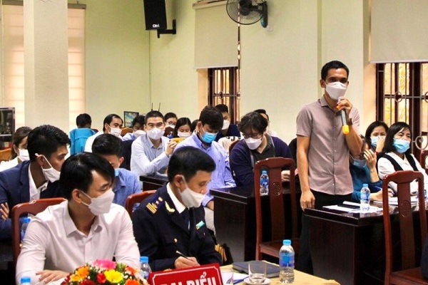 Hội nghị đối thoại giữa hải quan v&amp;agrave; c&amp;aacute;c doanh nghiệp tỉnh Thanh Ho&amp;aacute;