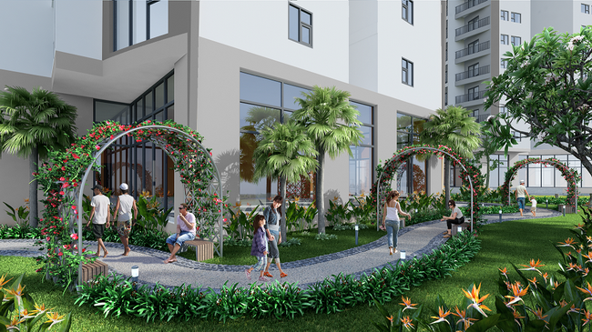 Le Grand Jardin được thi&amp;ecirc;n nhi&amp;ecirc;n bao bọc với nhiều c&amp;ocirc;ng vi&amp;ecirc;n, đem lại bầu kh&amp;ocirc;ng kh&amp;iacute; trong l&amp;agrave;nh