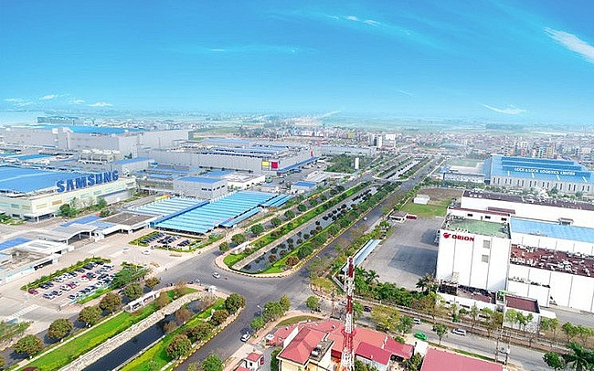 KCN Quang Ch&amp;acirc;u (Bắc Giang) mở rộng được ph&amp;ecirc; duyệt năm 2022 đ&amp;atilde; n&amp;acirc;ng tổng quy m&amp;ocirc; diện t&amp;iacute;ch của cả Khu c&amp;ocirc;ng nghiệp từ 426 ha l&amp;ecirc;n th&amp;agrave;nh 516 ha.