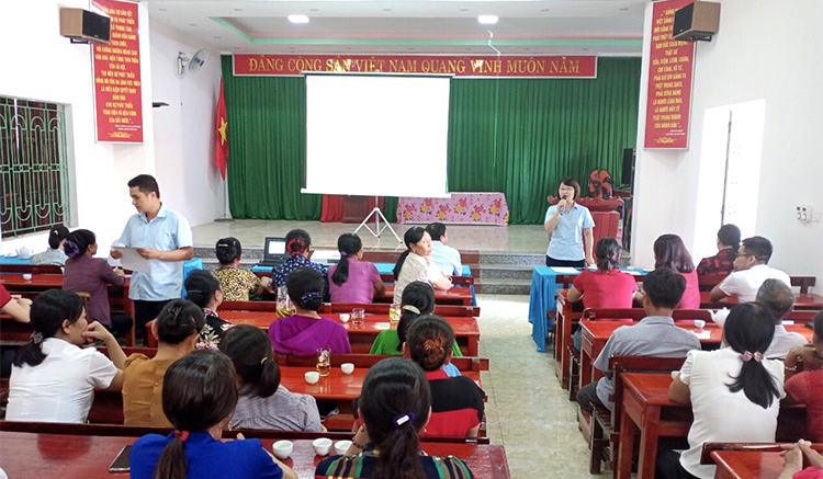 tuy&amp;ecirc;n truyền BHXH tự nguyện tại x&amp;atilde; Minh Hạc