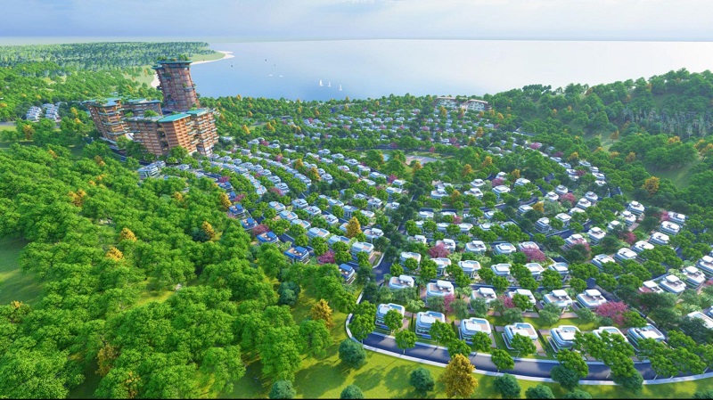 Sắc xanh của thi&amp;ecirc;n nhi&amp;ecirc;n bao phủ tiểu dự &amp;aacute;n Sunshine Forest Hotels &amp;amp; Resorts