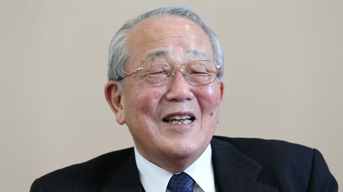 Kazuo Inamori (Photo by Yoshiyuki Tamai).