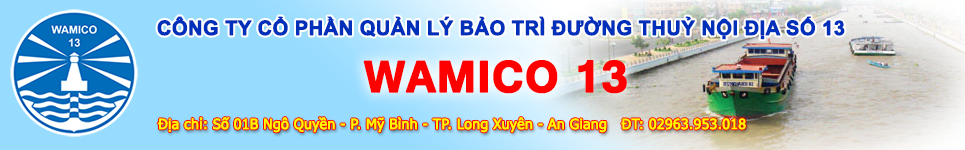 Quản l&amp;yacute; Bảo tr&amp;igrave; Đường thủy Nội địa số 13