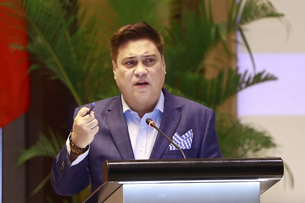 Chủ tịch Thượng vi&amp;ecirc;̣n Philippines  Juan Miguel Zubiri