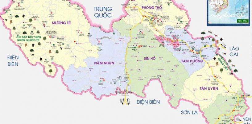 Lai Ch&amp;acirc;u nằm giữa 2 tỉnh L&amp;agrave;o Cai v&amp;agrave; Điện Bi&amp;ecirc;n, trong đ&amp;oacute; Sa Pa nổi tiếng về cảnh sắc thi&amp;ecirc;n nhi&amp;ecirc;n h&amp;ugrave;ng vĩ, Điện Bi&amp;ecirc;n nổi tiếng về  di t&amp;iacute;ch lịch sử.