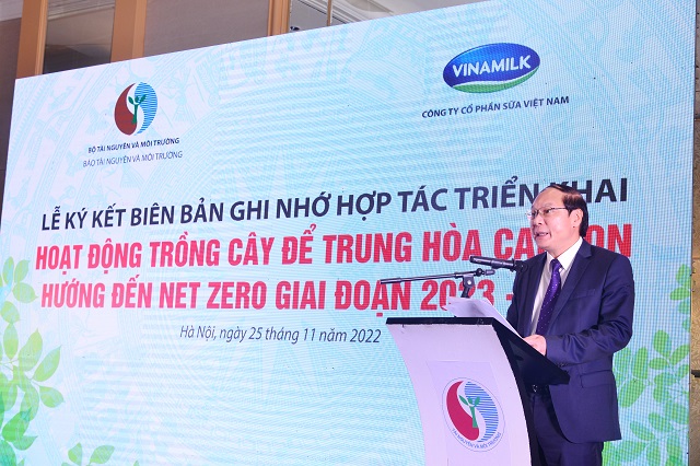 Thứ trưởng Bộ TN&amp;amp;MT L&amp;ecirc; C&amp;ocirc;ng Th&amp;agrave;nh ph&amp;aacute;t biểu chỉ đạo tại sự kiện