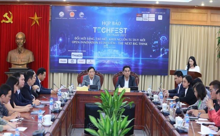 Buổi Họp b&amp;aacute;o T&amp;igrave;m kiếm t&amp;agrave;i năng Khởi nghiệp Đổi mới S&amp;aacute;ng tạo quốc gia TECHFEST VIETNAM 2022
