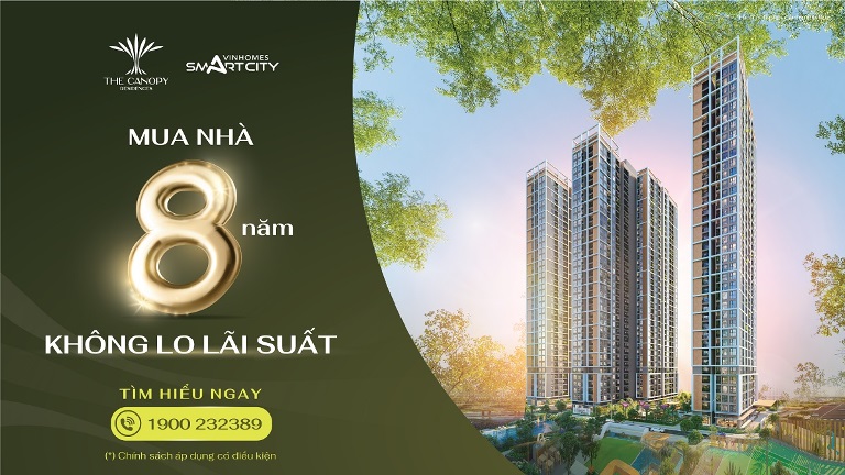 The Canopy Residences đưa ra Si&amp;ecirc;u ch&amp;iacute;nh s&amp;aacute;ch &amp;ldquo;mua nh&amp;agrave; 8 năm kh&amp;ocirc;ng lo l&amp;atilde;i suất&amp;rdquo;v&amp;ocirc; c&amp;ugrave;ng hấp dẫn cho kh&amp;aacute;ch h&amp;agrave;ng nhận nh&amp;agrave; m&amp;agrave; vẫn thảnh thơi t&amp;agrave;i ch&amp;iacute;nh tới 2031