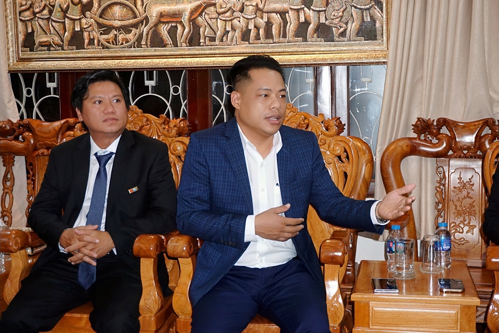 &amp;ocirc;ng Thiện T&amp;acirc;m - Gi&amp;aacute;m đốc C&amp;ocirc;ng ty TNHH đ&amp;agrave;o tạo v&amp;agrave; tuyển dụng nguồn nh&amp;acirc;n lực h&amp;agrave;ng kh&amp;ocirc;ng Việt Nam cũng đ&amp;atilde; chia sẻ v&amp;agrave; giới thiệu về c&amp;ocirc;ng t&amp;aacute;c đ&amp;agrave;o tạo cung ứng nguồn nh&amp;acirc;n lực của ng&amp;agrave;nh