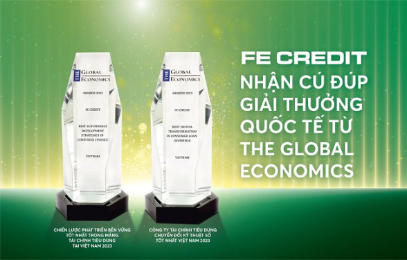 FE CREDIT nhận giải thưởng quốc tế về chuyển đổi  số và chiến lược phát triển bền vững