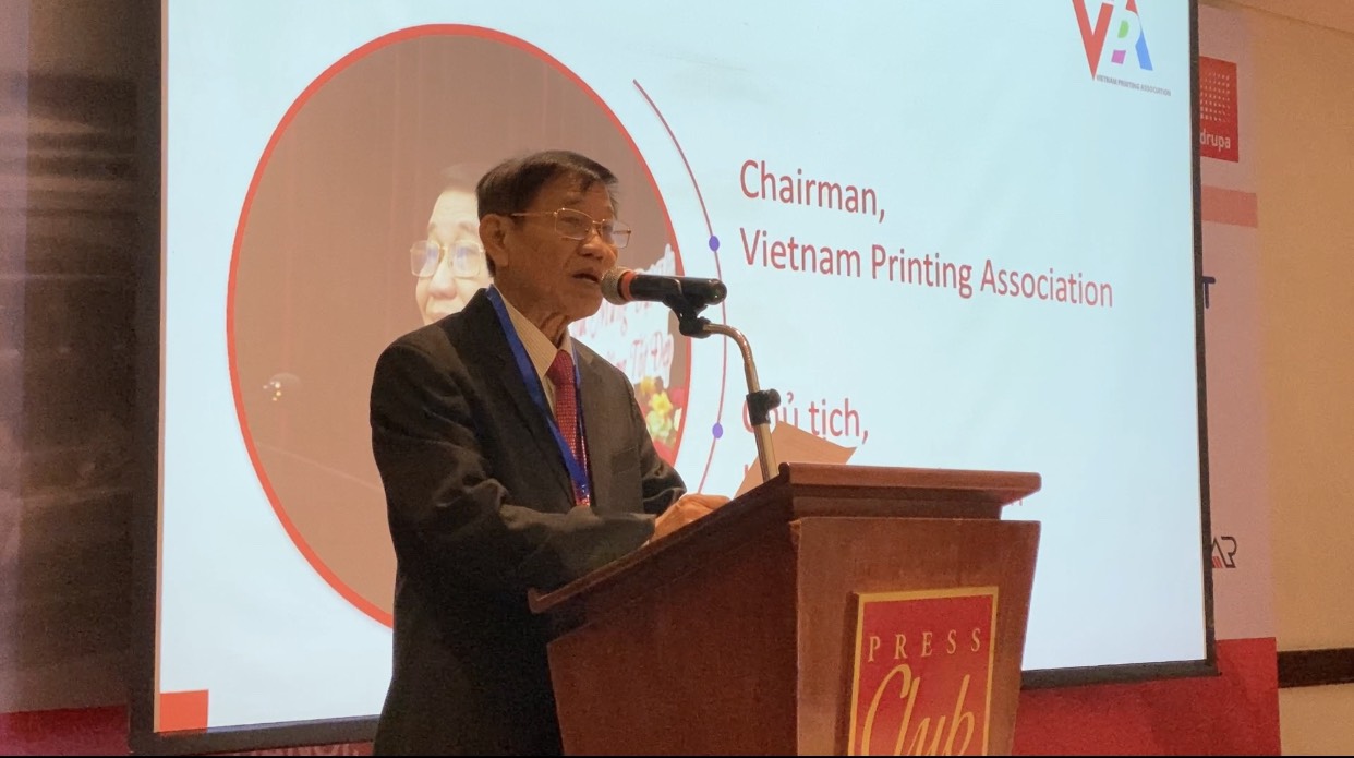 &amp;ocirc;ng Nguyễn Văn D&amp;ograve;ng &amp;ndash; Chủ tịch Hội in Việt Nam