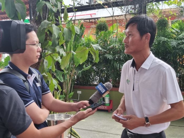 &amp;Ocirc;ng Trịnh Nguyễn H&amp;ugrave;ng Dũng, Trưởng Ban tổ chức chia sẻ tại họp b&amp;aacute;o. Ảnh: MỊ DUNG