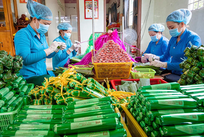 Cơ sở sản xuất nem Ho&amp;agrave;ng Kh&amp;aacute;nh - ấp T&amp;acirc;n Lợi, x&amp;atilde; T&amp;acirc;n Th&amp;agrave;nh, huyện Lai Vung