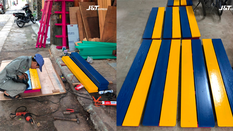 Những bộ b&amp;agrave;n ghế được sản xuất từ vật liệu t&amp;aacute;i chế