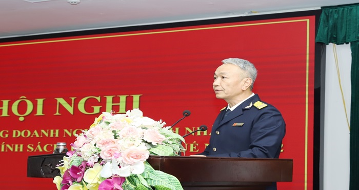Ph&amp;oacute; Cục trưởng Cục Thuế Mai Đnh T&amp;uacute; b&amp;aacute;o c&amp;aacute;o tại Hội nghị