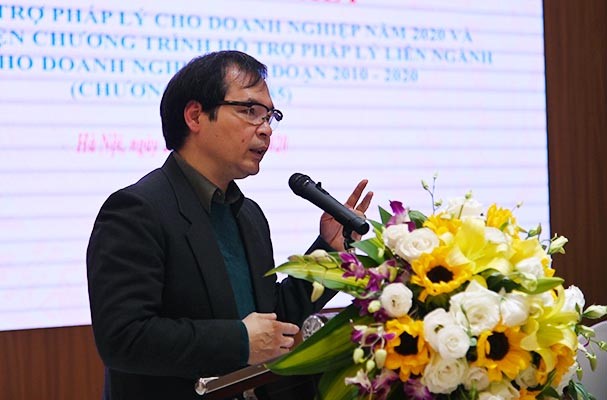 Ph&amp;oacute; Chủ tịch Thường trực ki&amp;ecirc;m Tổng thư k&amp;yacute; VINASME, TS.T&amp;ocirc; Ho&amp;agrave;i Nam ph&amp;aacute;t biểu tại Hội nghị.