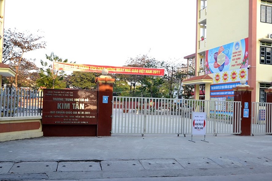 Phong toả trường THCS Kim T&amp;acirc;n (L&amp;agrave;o Cai)