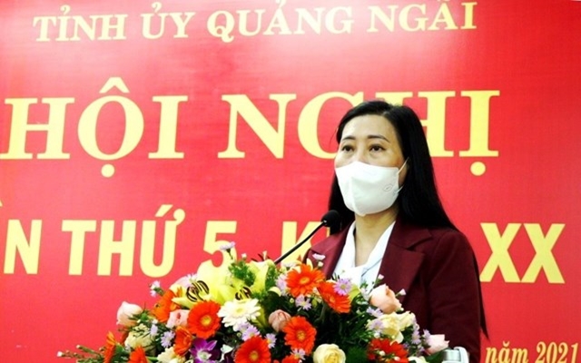 B&amp;ugrave;i Thị Quỳnh V&amp;acirc;n, Ủy vi&amp;ecirc;n Trung ương Đảng, B&amp;iacute; thư Tỉnh ủy, Chủ tịch HĐND tỉnh ph&amp;aacute;t biểu