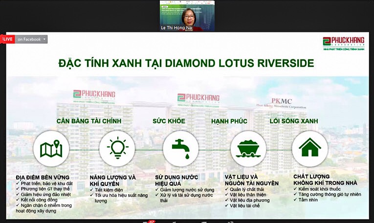 Đặc t&amp;iacute;nh xanh tại dự căn hộ Diamond Lotus Riverside của Ph&amp;uacute;c Khang Corporation