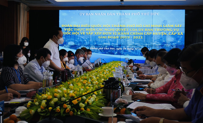 Đo&amp;agrave;n Đại biểu QH TP HCM l&amp;agrave;m việc với UBND TP Thủ Đức