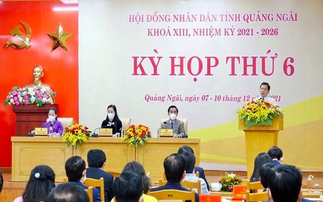 Phiên bế mạc Kỳ họp thứ 6, HĐND tỉnh khóa XIII, Chủ tịch UBND tỉnh Quảng Ngãi Phiên bế mạc Kỳ họp thứ 6, HĐND tỉnh khóa XIII, Chủ tịch UBND tỉnh Quảng Ngãi
