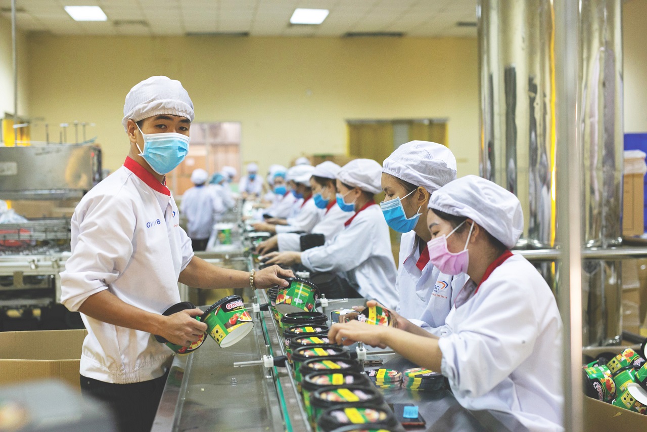 Dây chuyền sản xuất mì Omachi Dây chuyền sản xuất mì Omachi