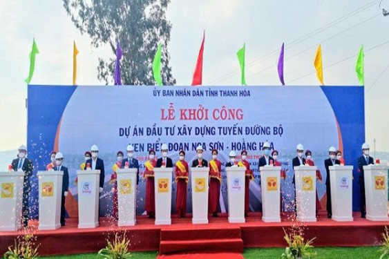 Thanh Hóa: Khởi công tuyến đường bộ ven biển 2.242 tỷ đồng