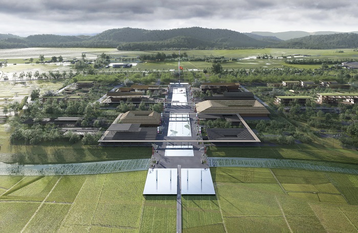 Phối cảnh đồ &amp;aacute;n &amp;ldquo;Quy hoạch Bảo tồn, t&amp;ocirc;n tạo v&amp;agrave; ph&amp;aacute;t huy gi&amp;aacute; trị Di t&amp;iacute;ch Quốc gia đặc biệt Khu lưu niệm Chủ tịch Hồ Ch&amp;iacute; Minh tại Kim Li&amp;ecirc;n, Nam Đ&amp;agrave;n, Nghệ An&amp;rdquo; đạt giải Đặc biệt