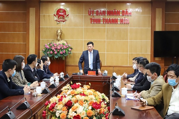 &amp;Ocirc;ng Nguyễn Văn Thi,  Ph&amp;oacute; Chủ tịch Thường trực UBND tỉnh Thanh H&amp;oacute;a ph&amp;aacute;t biểu