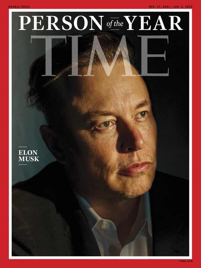 Tỉ ph&amp;uacute; Elon Musk được tạp ch&amp;iacute; Time chọn l&amp;agrave; Nh&amp;acirc;n vật của năm 2021