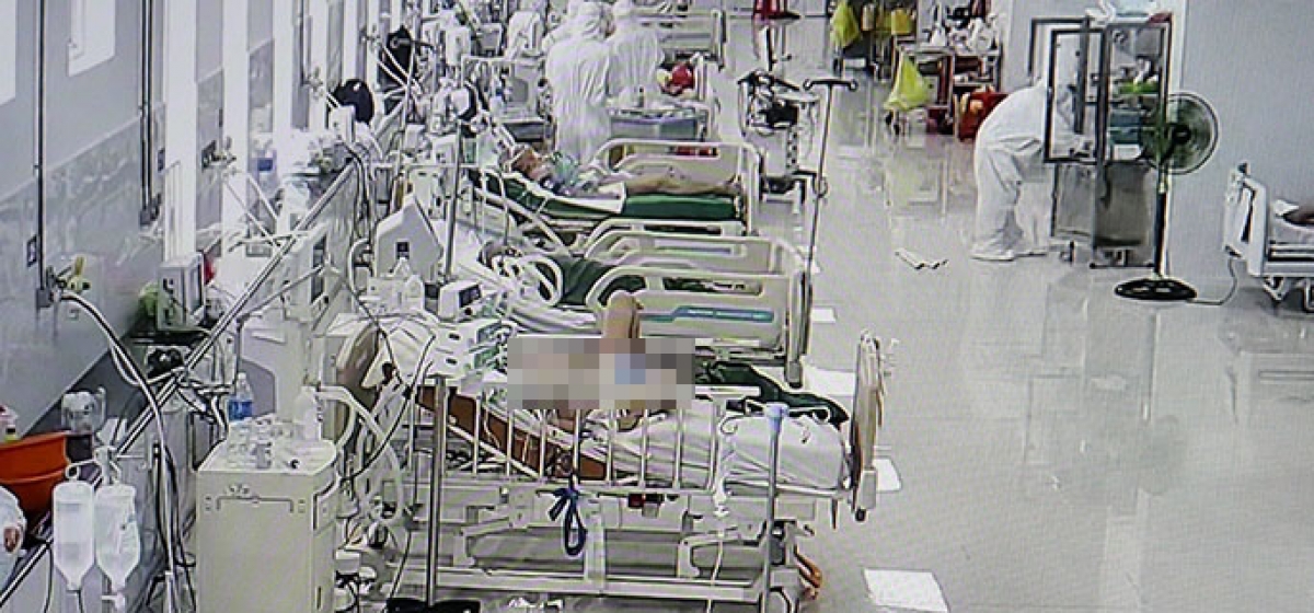 Bệnh nh&amp;acirc;n COVID-19 điều trị tại Bệnh viện Đa khoa Thống Nhất (Ảnh: CDC Đồng Nai)