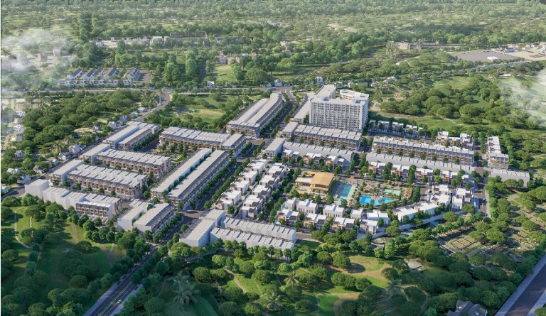 To&amp;agrave;n cảnh Khu đ&amp;ocirc; thị phức hợp Takara Residence hiện đại nh&amp;igrave;n từ tr&amp;ecirc;n cao với nhiều ph&amp;acirc;n kh&amp;uacute;c đa dạng