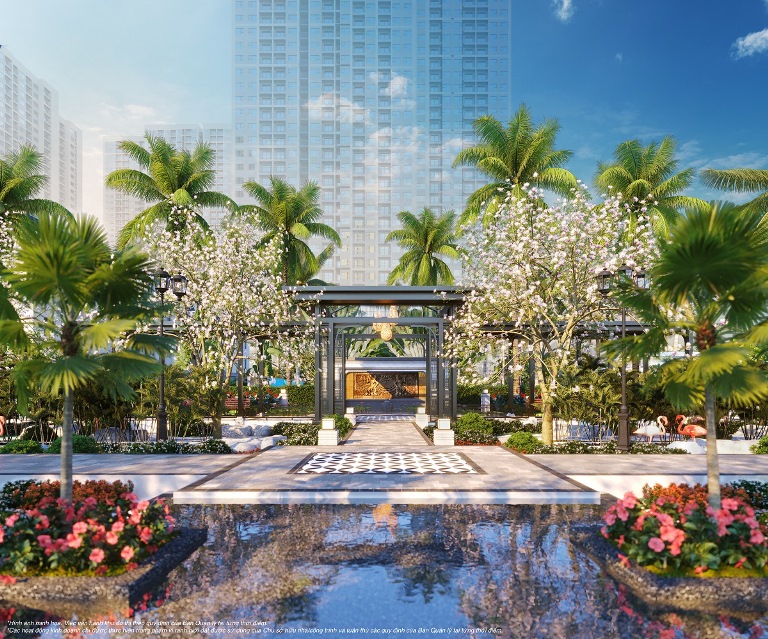 Gi&amp;agrave;n cảnh quan &amp;ndash; một trong những đặc trưng của phong c&amp;aacute;ch Indochine, phong c&amp;aacute;ch kiến tr&amp;uacute;c được y&amp;ecirc;u th&amp;iacute;ch bậc nhất tại Việt Nam