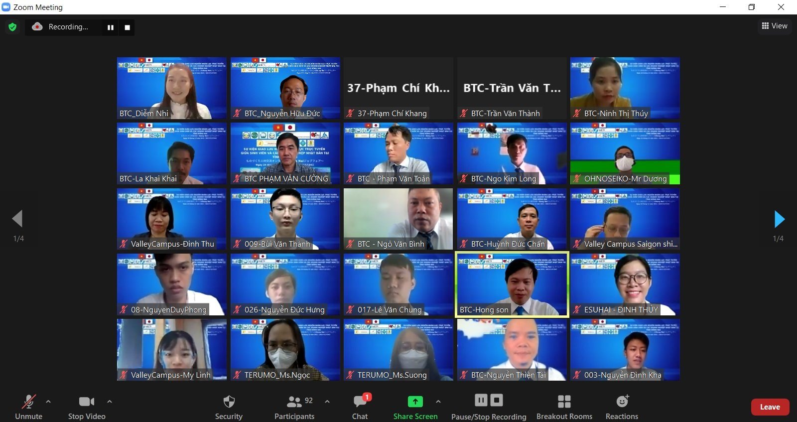 Sự kiện giao lưu trực tuyến giữa doanh nghiệp Nhật Bản v&amp;agrave; sinh vi&amp;ecirc;n