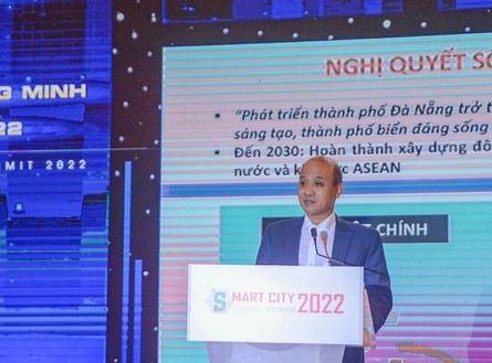 &amp;Ocirc;ng L&amp;ecirc; Quang Nam - Ph&amp;oacute; Chủ tịch UBND TP Đ&amp;agrave; Nẵng - ph&amp;aacute;t biểu tại hội nghị TP th&amp;ocirc;ng minh Việt Nam 2022