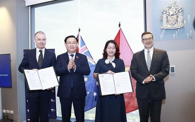 Chủ tịch Quốc hội Vương Đ&amp;igrave;nh Huệ tại Diễn đ&amp;agrave;n hợp t&amp;aacute;c gi&amp;aacute;o dục Việt Nam &amp;ndash; Australia