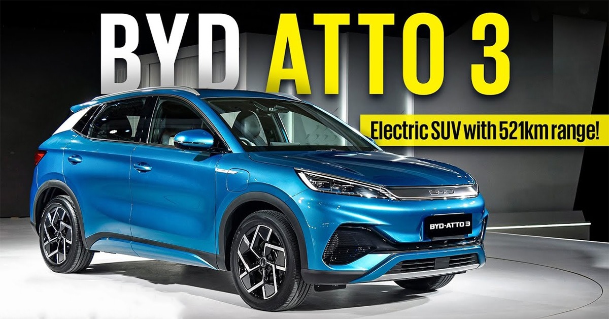 Mẫu &amp;ocirc; t&amp;ocirc; điện BYD Atto 3.