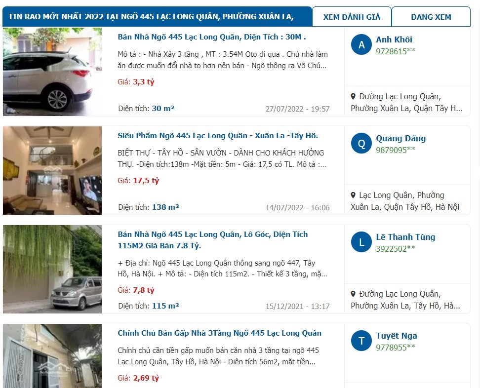 Gi&amp;aacute; cả nh&amp;agrave; đất trong khu vực quy hoạch treo vẫn tăng mạnh so với năm ngo&amp;aacute;i