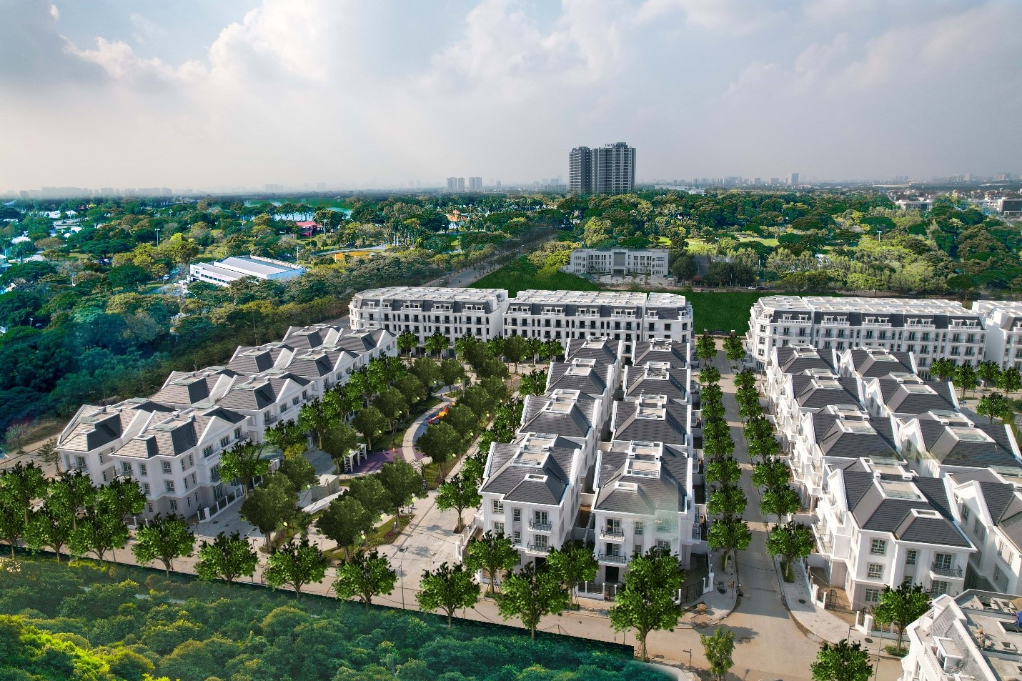 Eurowindow Twin Parks d&amp;agrave;nh phần lớn diện t&amp;iacute;ch cho những mảng xanh thi&amp;ecirc;n nhi&amp;ecirc;n c&amp;ugrave;ng nhiều tiện &amp;iacute;ch sinh th&amp;aacute;i.