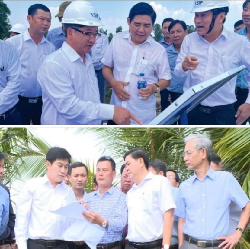 C&amp;aacute;c đồng ch&amp;iacute; l&amp;atilde;nh đạo c&amp;aacute;c cấp, kiểm tra c&amp;ocirc;ng t&amp;aacute;c giải ph&amp;oacute;ng mặt bằng Khu c&amp;ocirc;ng nghiệp Vĩnh Thạnh-VSIP Cần Thơ