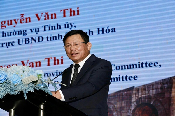 Ph&amp;oacute; Chủ tịch UBND tỉnh Thanh Ho&amp;aacute; Nguyễn Văn Thi ph&amp;aacute;t biểu tại hội thảo
