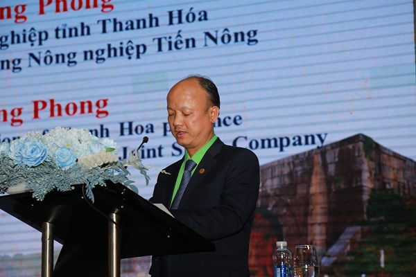 &amp;Ocirc;ng Nguyễn Hồng Phong, Ph&amp;oacute; Chủ tịch Hiệp hội Doanh nghiệp tỉnh Thanh Ho&amp;aacute;, Tổng Gi&amp;aacute;m đốc C&amp;ocirc;ng ty CP C&amp;ocirc;ng n&amp;ocirc;ng nghiệp Tiến N&amp;ocirc;ng
